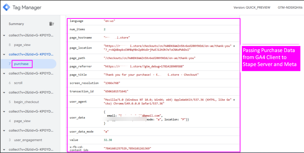 9 purchase data passing blurred