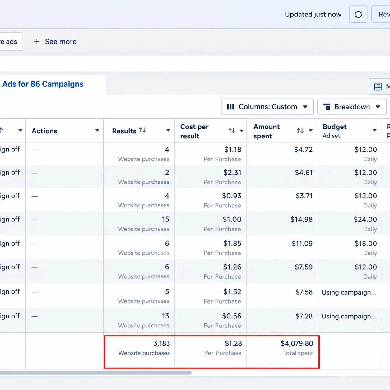 Clothing brand — 3000+ Purchases fb ads campaign service